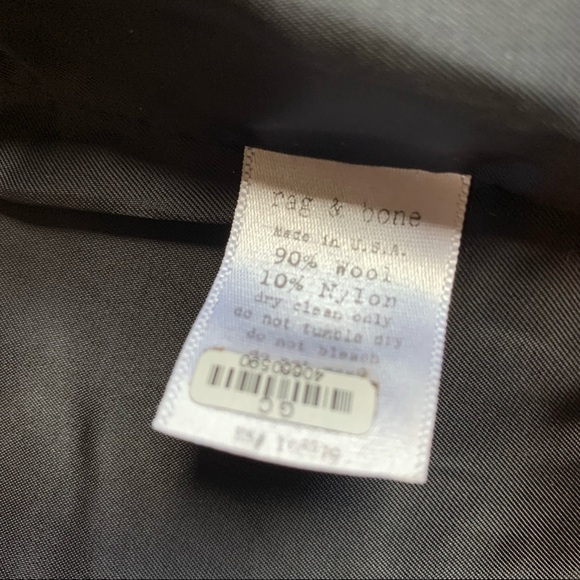 RAG & BONE Wool Fit and Flare Slit Cuff Coat 4 - Picture 7 of 12